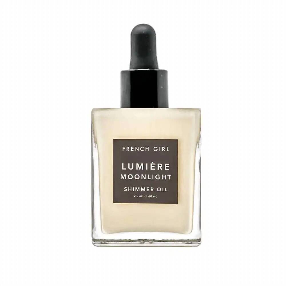 NEW FRENCH GIRL shimmer dry body moisturizing oil in moonlight